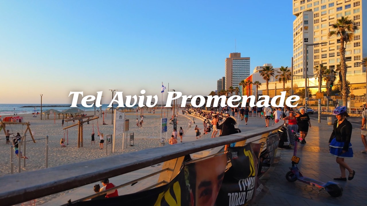 Tel Aviv Promenade Sunset Walking Tour | ميناء يافا נמל יפו וטיילת תל אביב ممشى تل أبيب