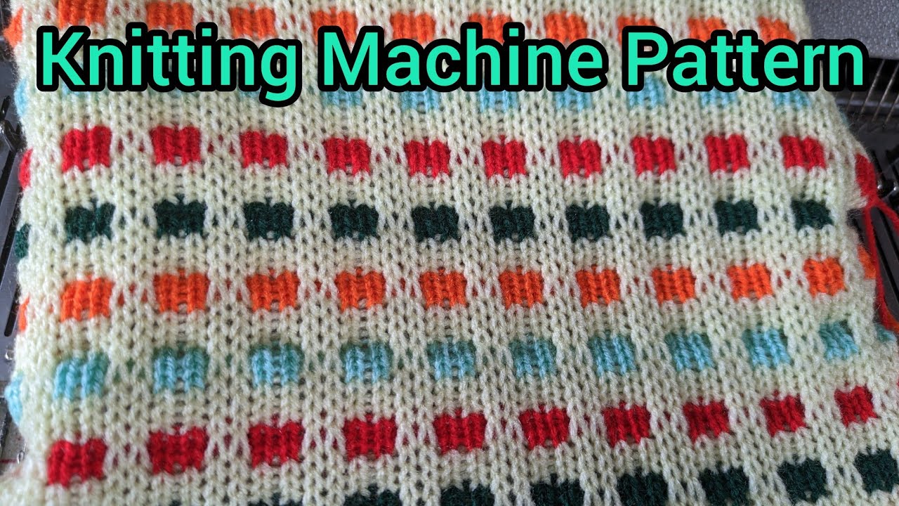 Beautiful Knitting Machine Pattern @knitting catalogue