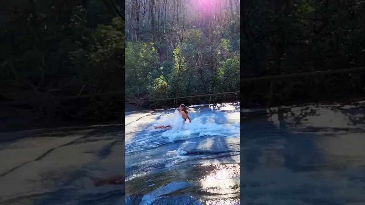 Sliding Rock. North Carolina