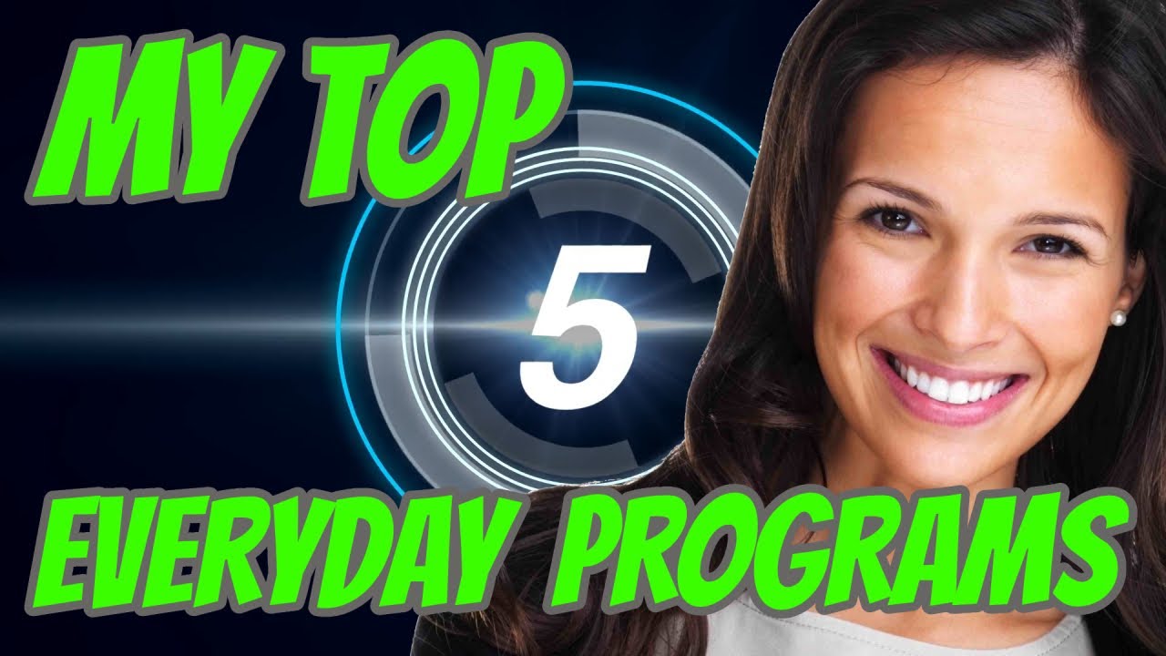 The 5 *MUST-HAVE* apps you need on your computer!