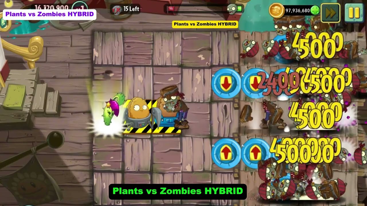 🔥 All Plants with Unlimited Energy Beans VS 100 Barrel-Headed Zombies – Can They Survive? 😱💥 | PvZ 2