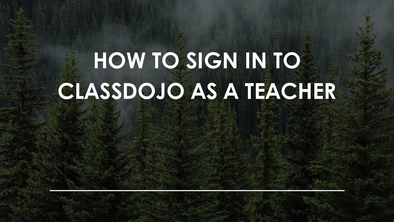 Как войти в ClassDojo в качестве учителя