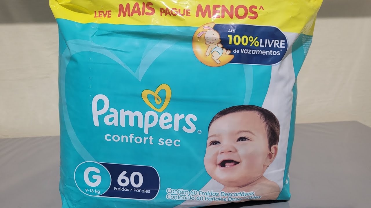 Pampers Confot sec com ajuste na cintura | Comparei com a versão sem cintura elástica