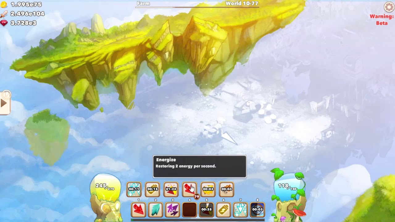 Clicker Heroes 2 Haste Clickstorm early game milestones & beginners tips
