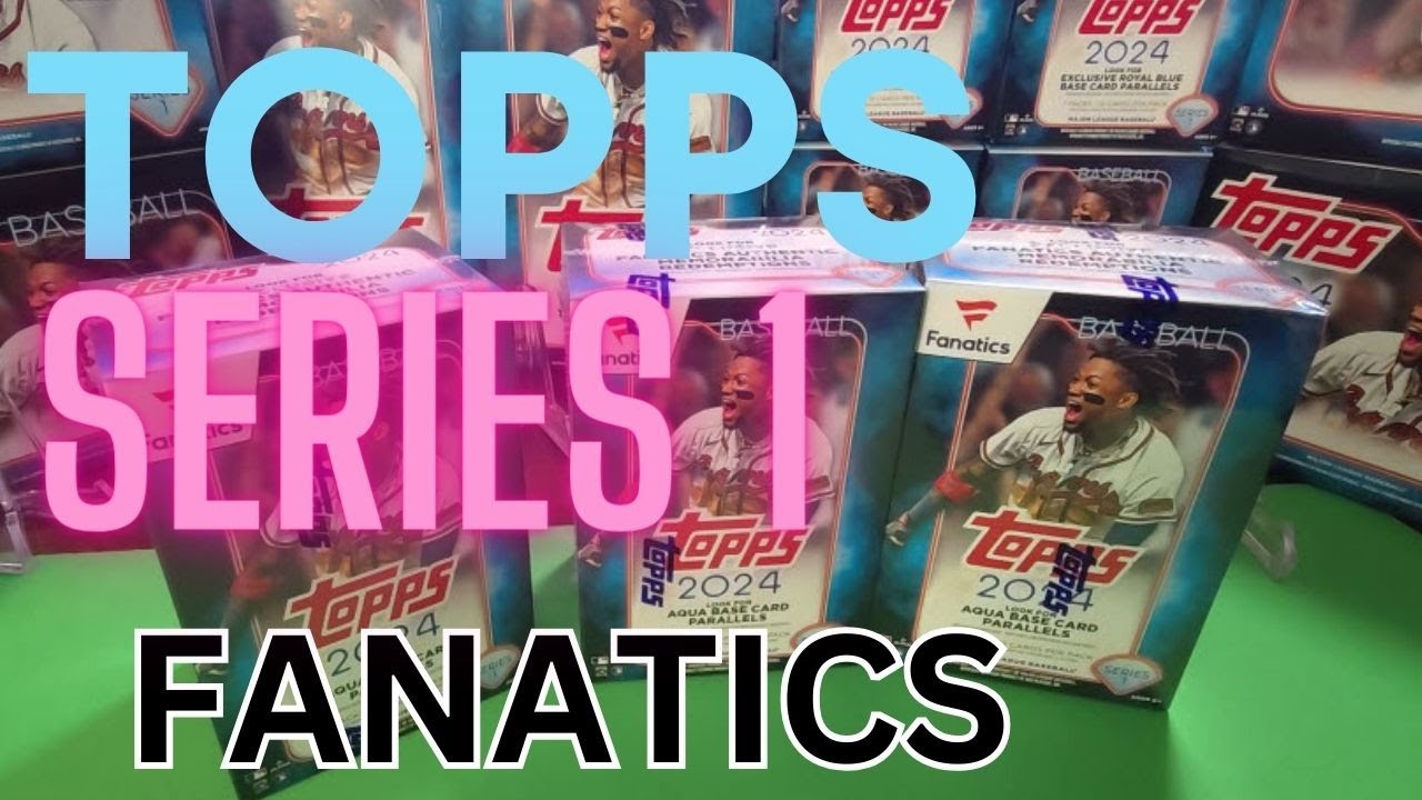 THESE BOXES ARE LOADED! Fanatics Exclusive 2024 Topps Series 1 Blaster BOX CASE! PART 1