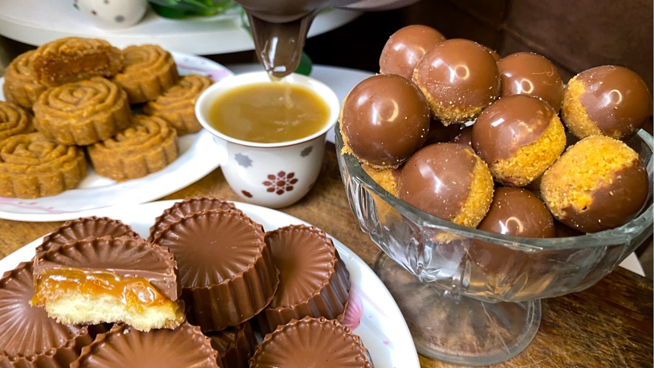3أنواع حلويات سهلة وفاخرة قدموها جنب قهوة العيد☕️ جاهزة في عشر دقائق 🔟
