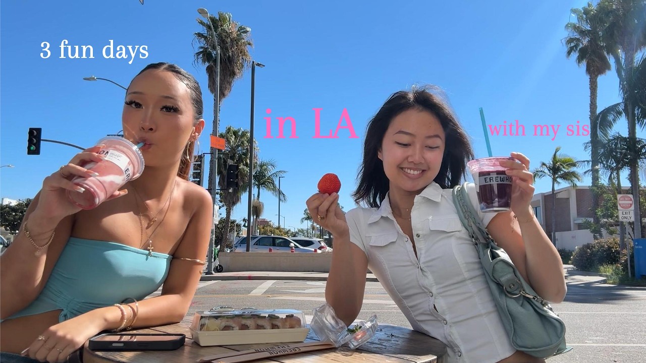 LA with my sis, start our U.S. journey