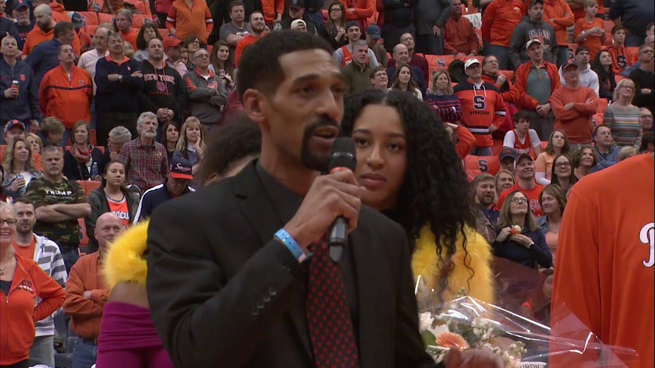 Lawrence Moten Jersey Retirement Ceremony