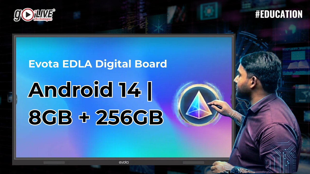 Evota EDLA Digital Board | Android 14 | 8GB + 256GB