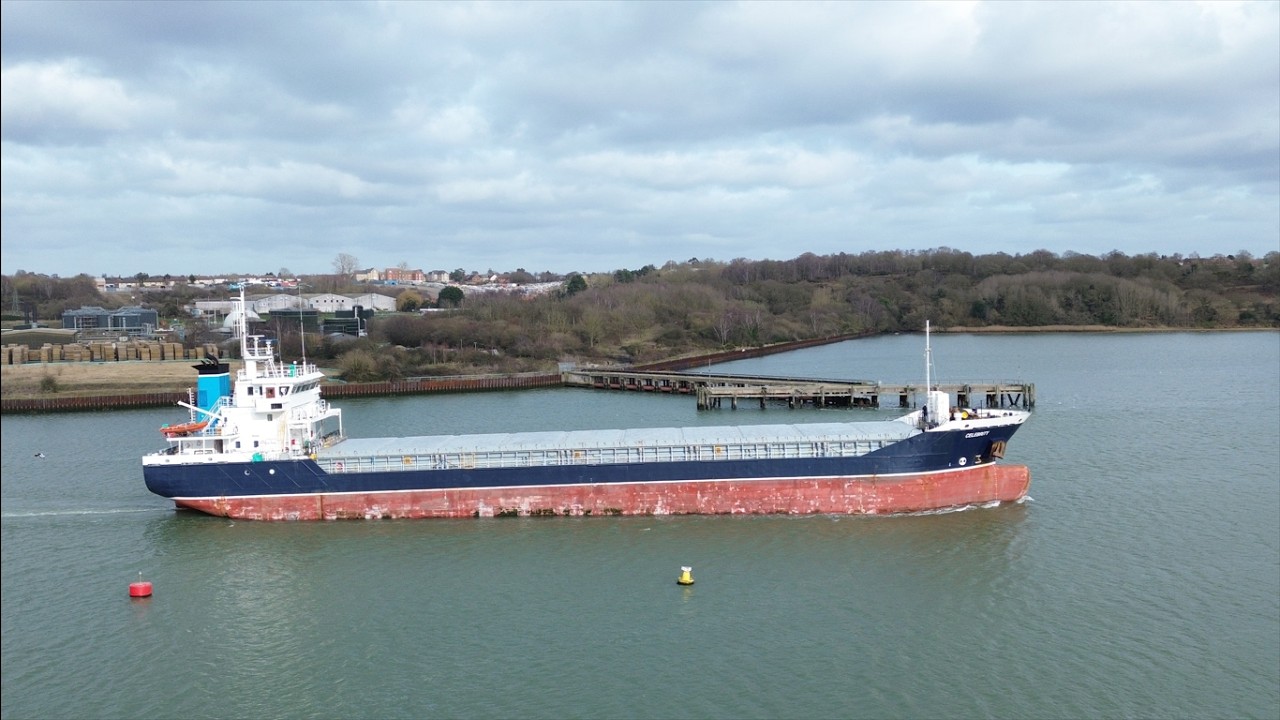 Celebrity departs Ipswich Number 2 Shed bound for Ghent   17th February 2026
