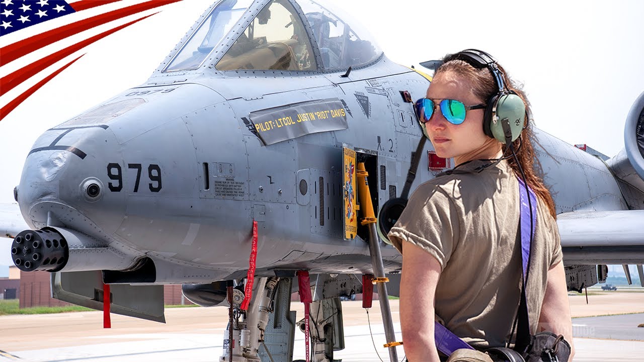 Beautiful Women Keeping A-10s in Top Shape