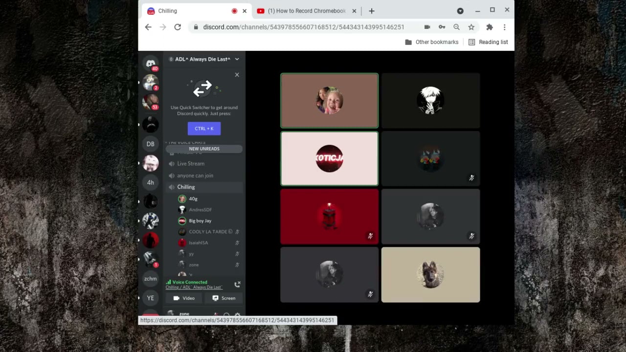 henom trolling a random roblox server (Discord Packing)