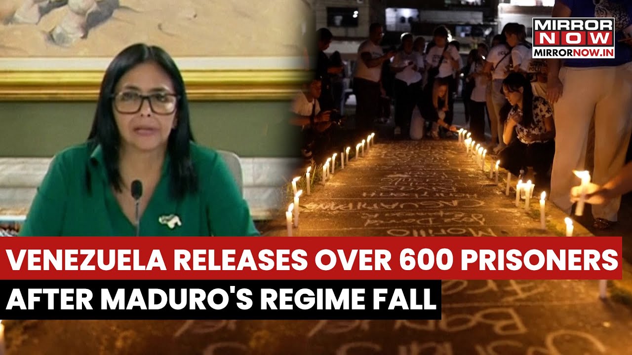 Venezuela Releases Over 600 Prisoners After Maduro's Regime Fall, Says Delcy Rodriguez | Watch