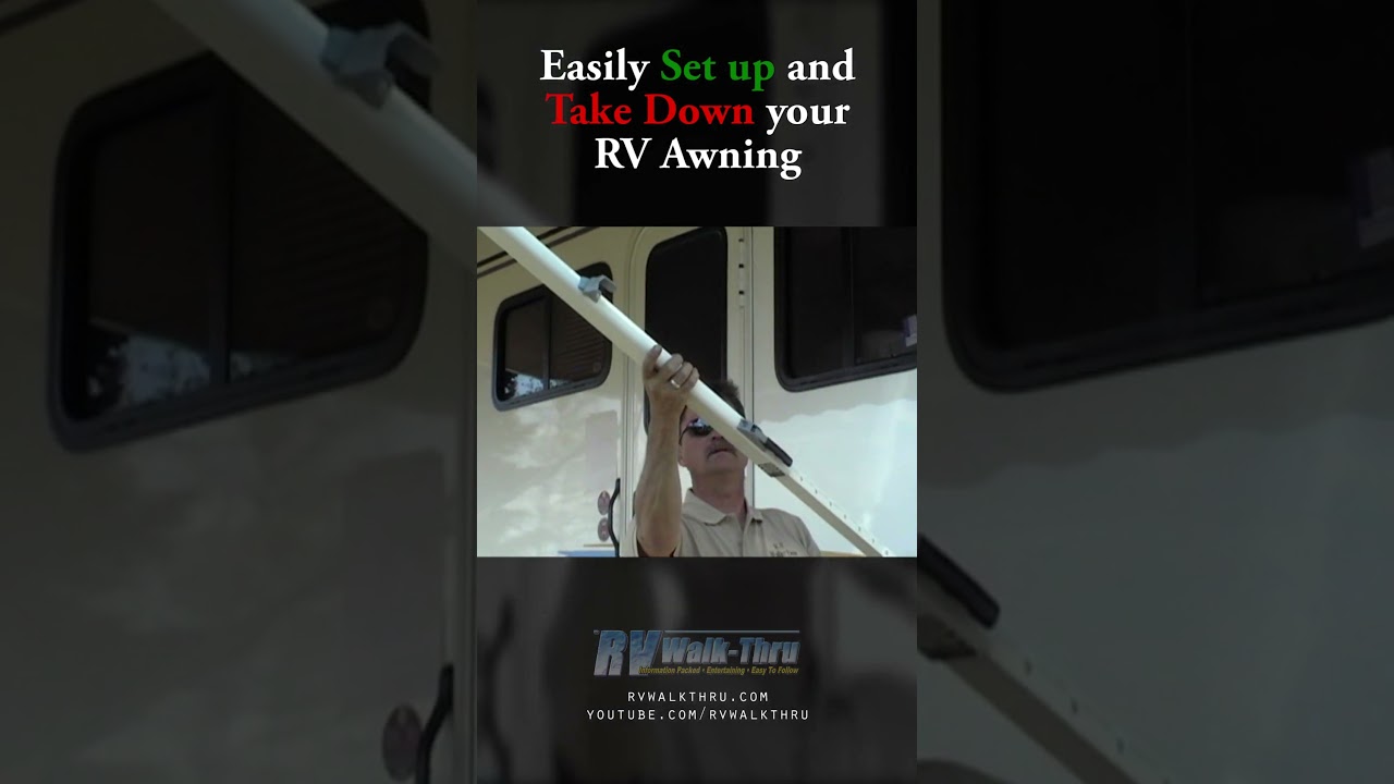 Руководство по установке и снятию тента для автодома