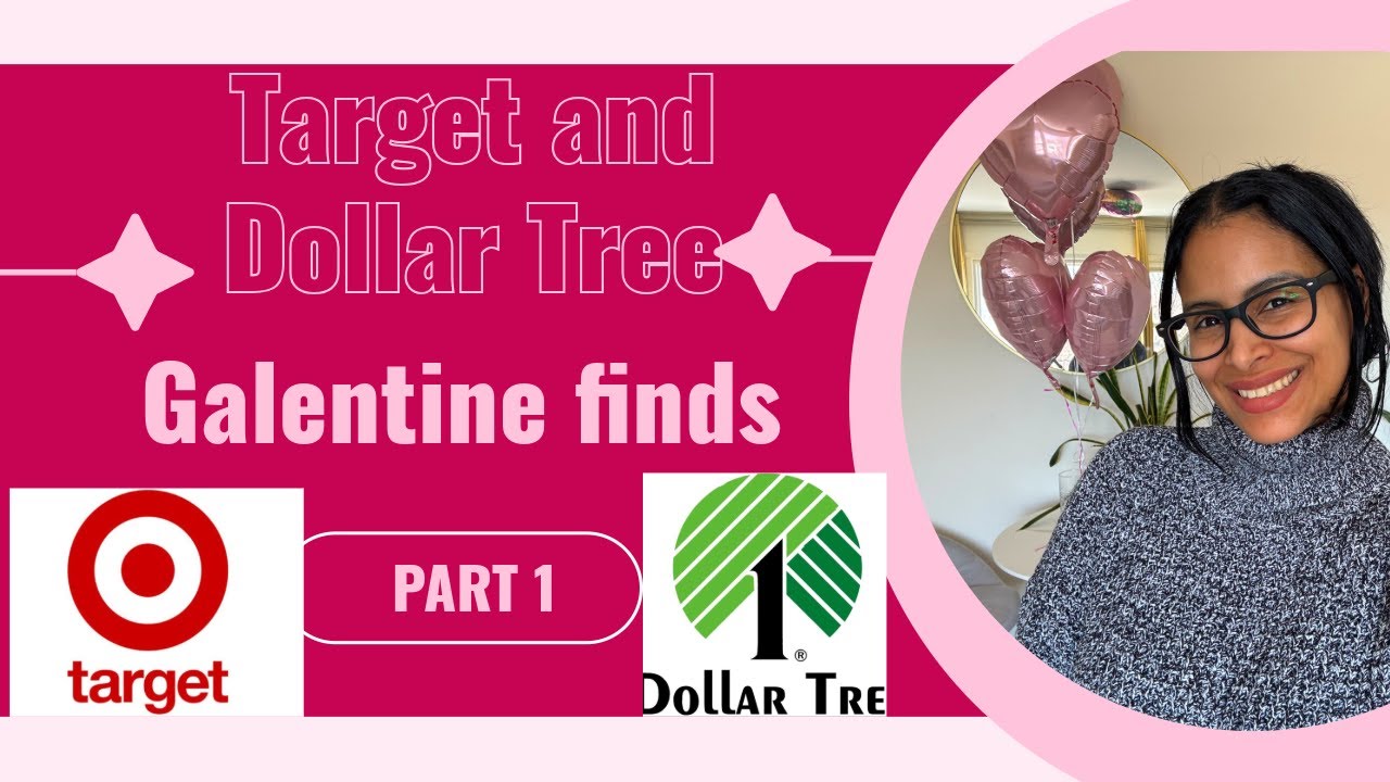 Galentine’s Day prep vlog 1 | Target and Dollar tree valentine's haul | pink decor shopping ideas |
