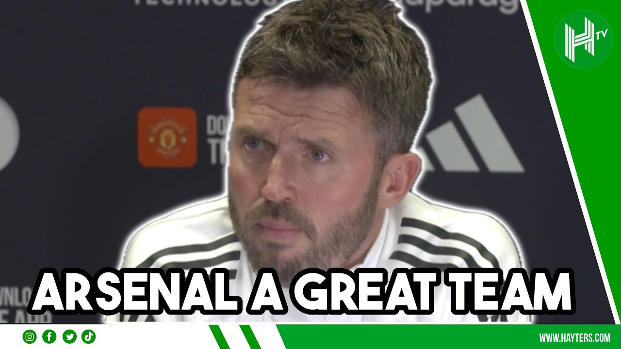 Arsenal are a HUGE test, a GREAT team | Michael Carrick | Arsenal v Manchester United