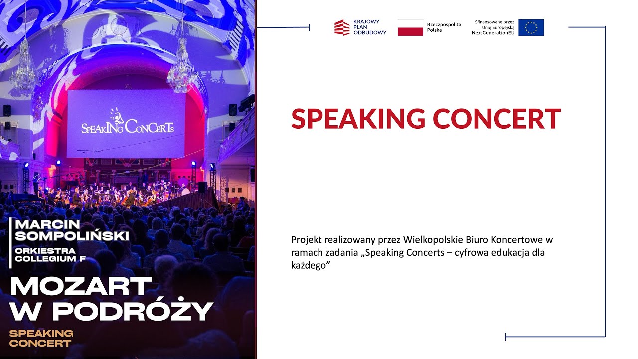 Speaking Concert - MOZART W PODRÓŻY