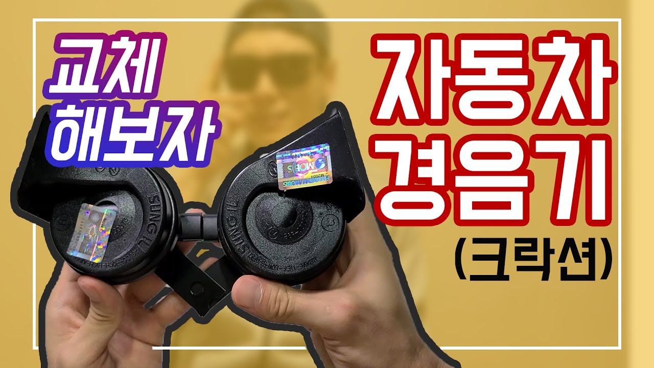 자동차 경음기 셀프? 교체 영상