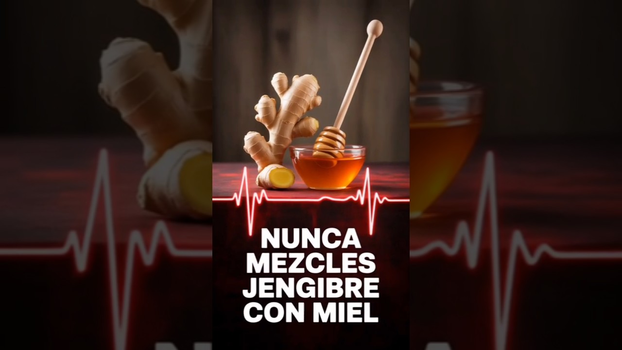 NUNCA Mezcles JENGIBRE con MIEL 