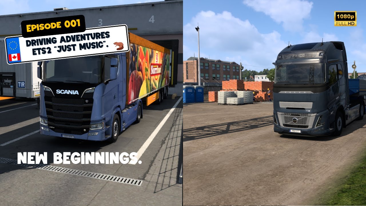 The Ultimate Truck Showdown: Scania vs Volvo. with music. (NO COMMENTARY).