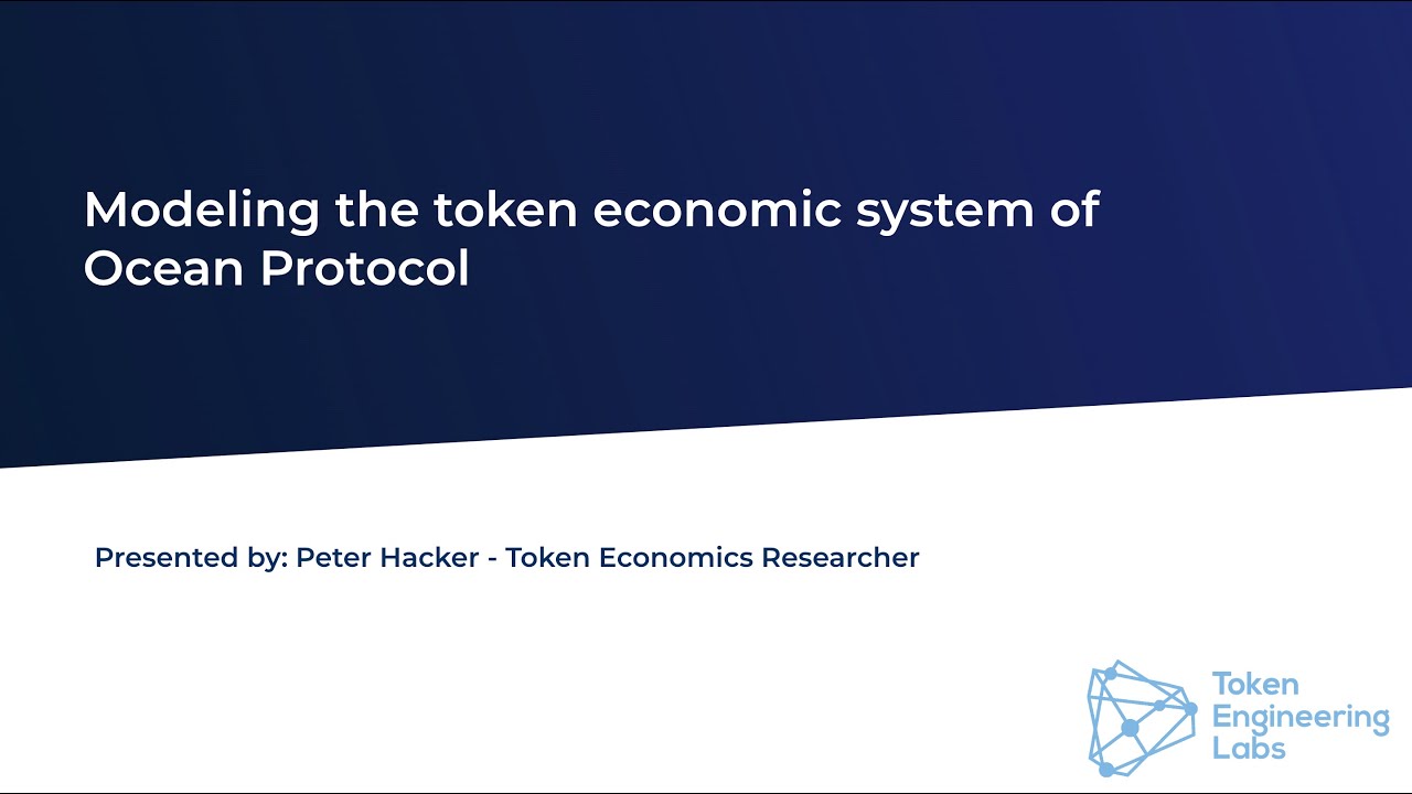 Modeling the Token Economic System of Ocean Protocol with Peter Hacker