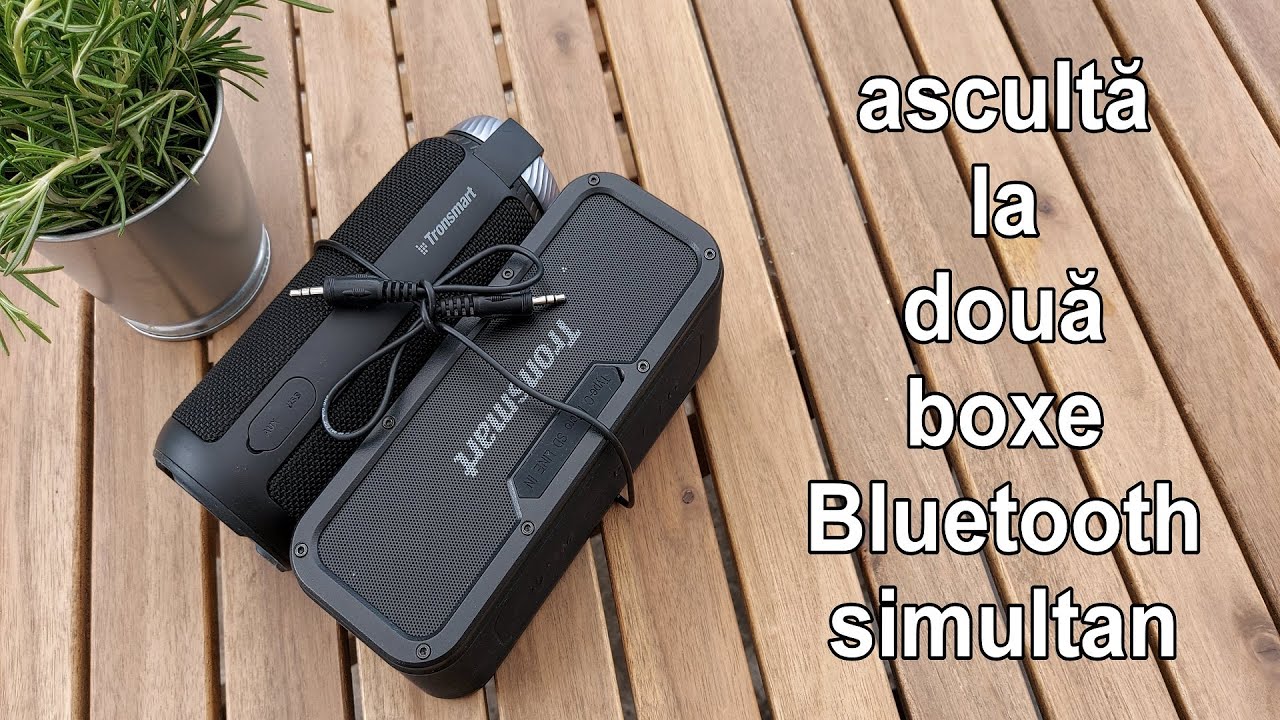 Muzica în doua boxe Bluetooth diferite - conectate împreună