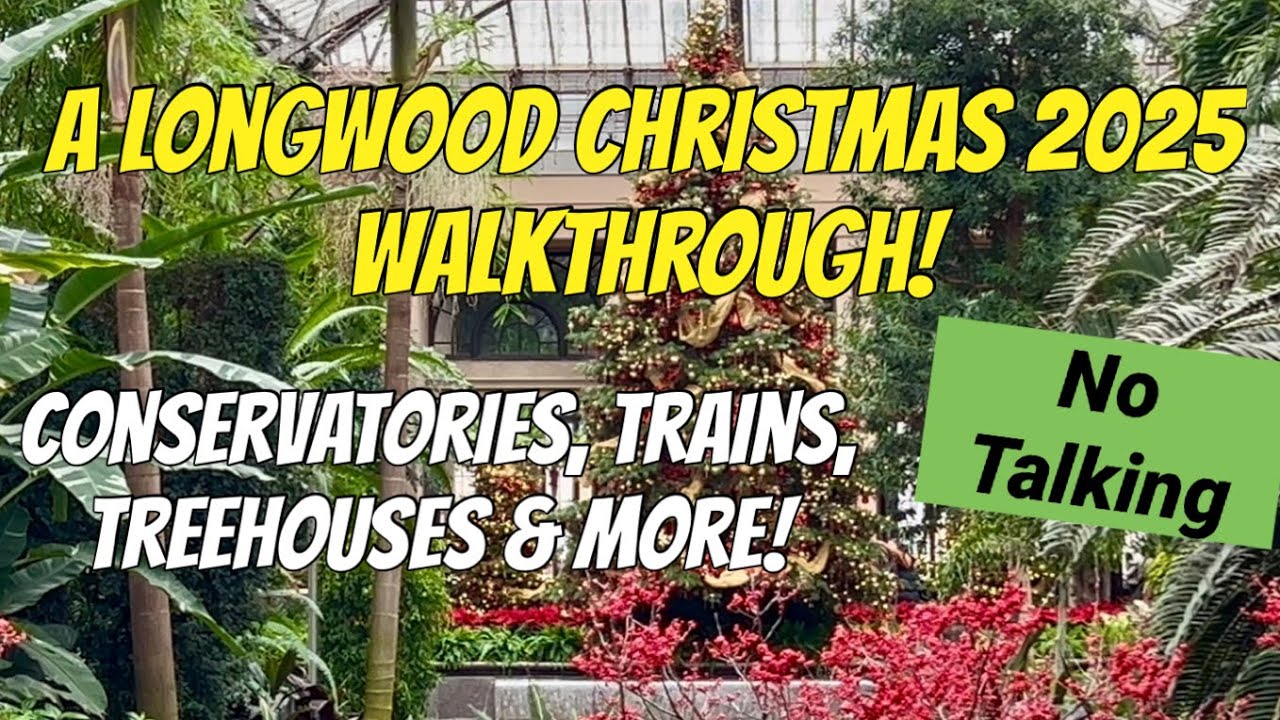 A Longwood Gardens Christmas! #longwoodchristmas #longwoodgardens 