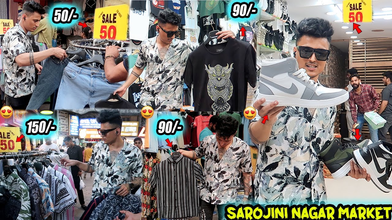 Sarojini Nagar Market Boys Summer Collection 2023🔥😍 | CHEAPEST Market | Latest summer collection😍