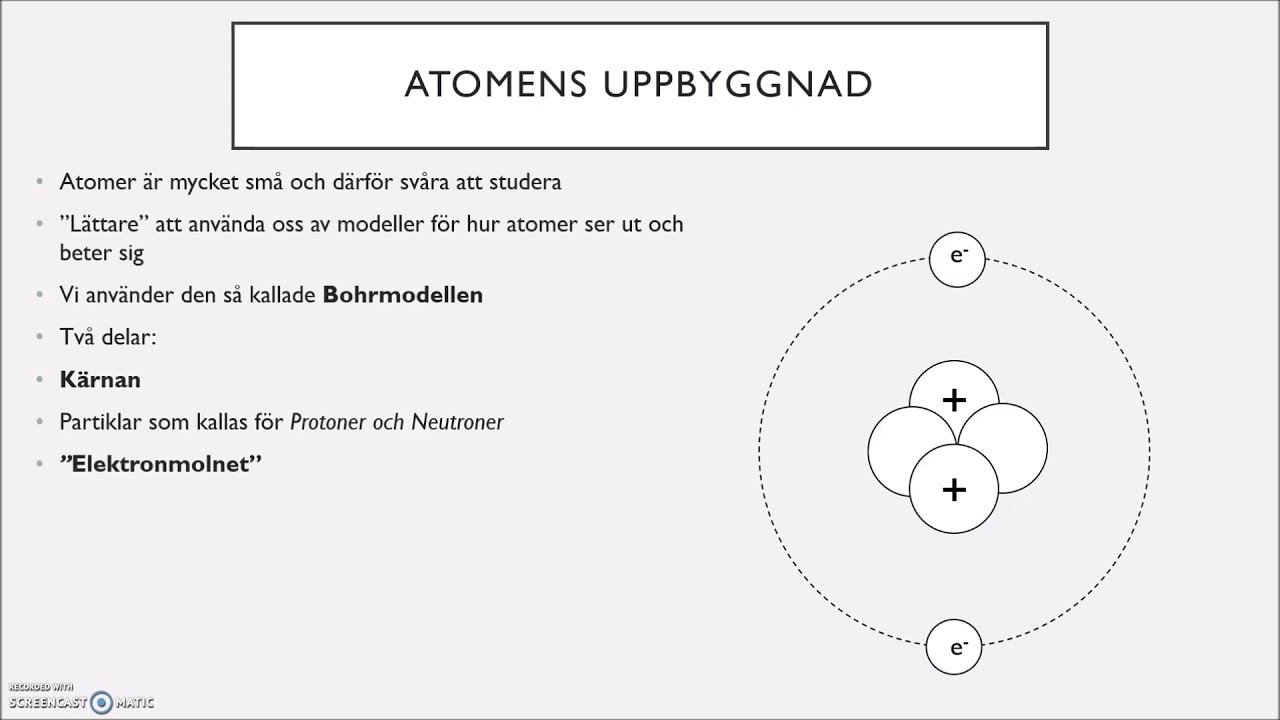 Naturvetenskapens grunder del 1 - Atomer och Molekyler