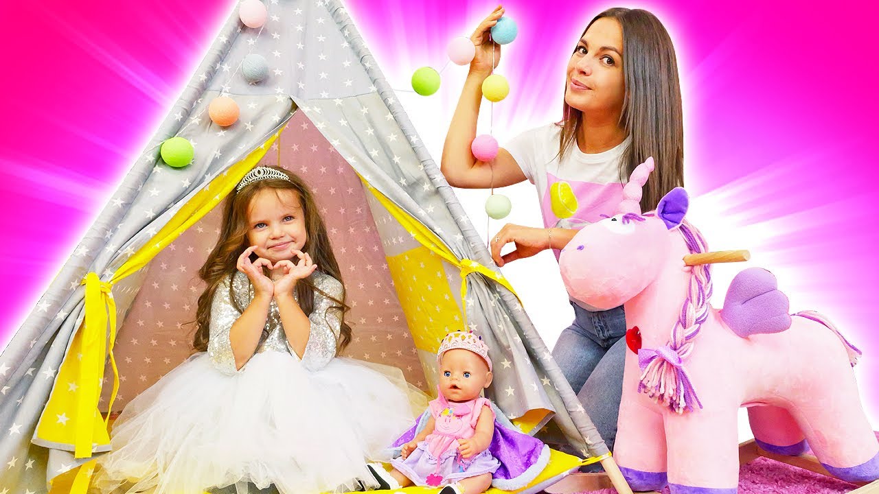 &iexcl;Maya, como una verdadera princesa, necesita un castillo! Cuentos infantiles. Juguetes para beb&eacute;s.