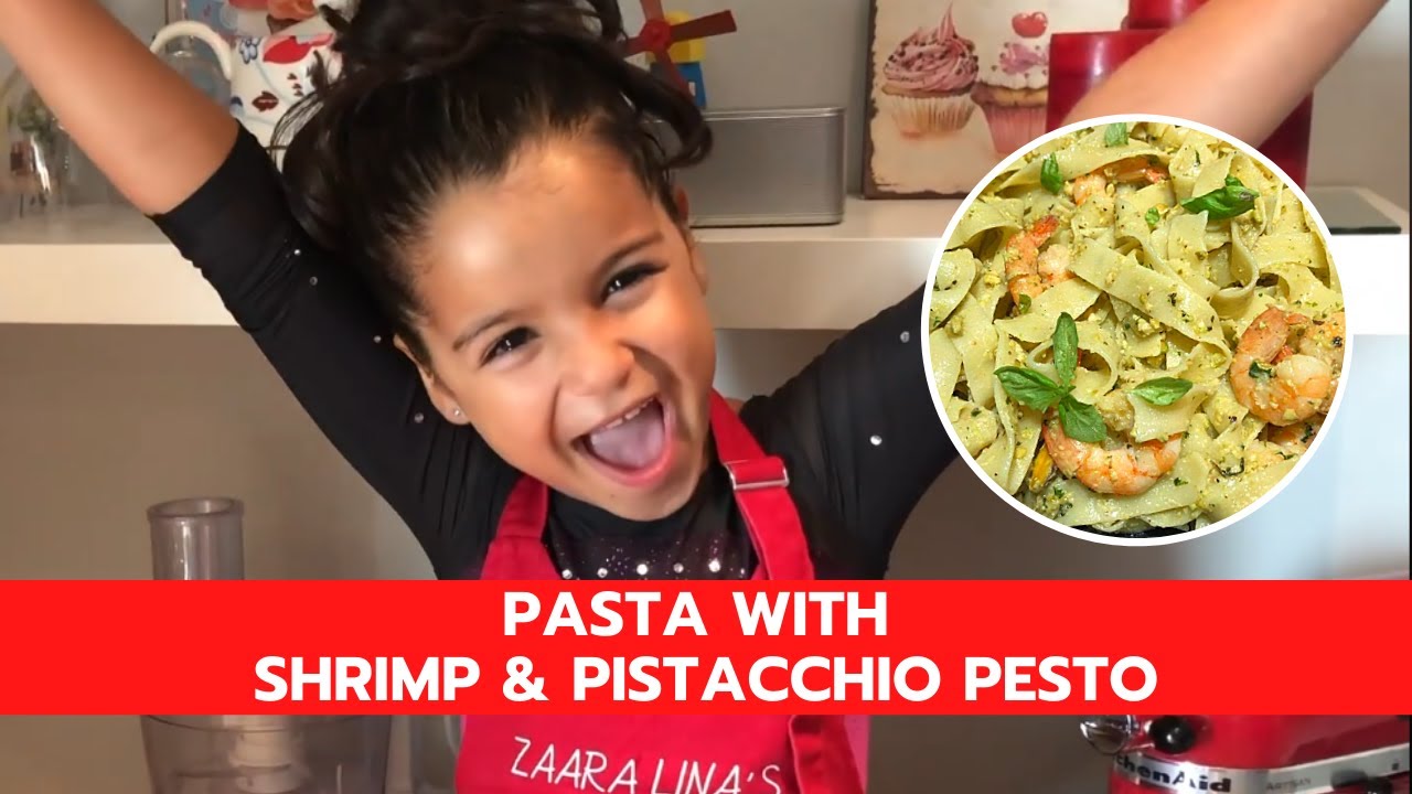 Pasta with Shrimp and Pistachio Pesto - Ep. 21