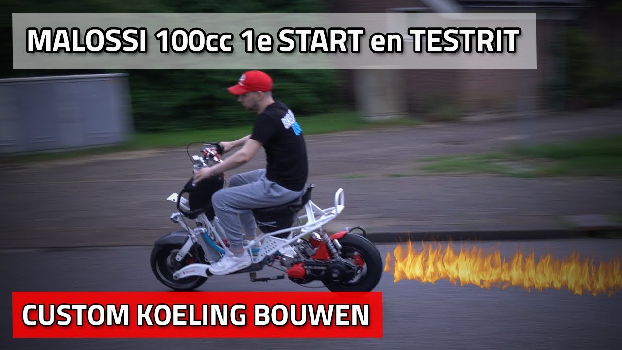 100cc MALOSSI Dragster 1e start en testrit 🔥🔥🔥 | #3
