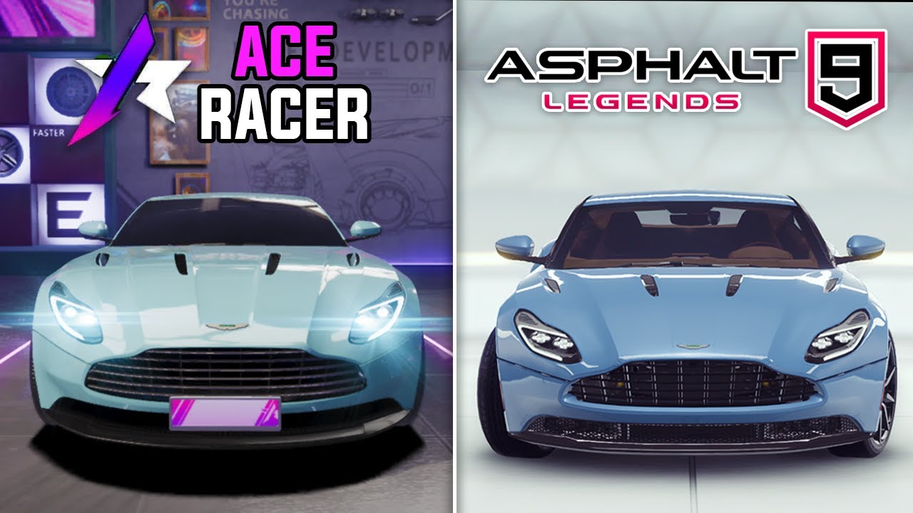 Ace Racer VS Asphalt 9 Graphics comparison