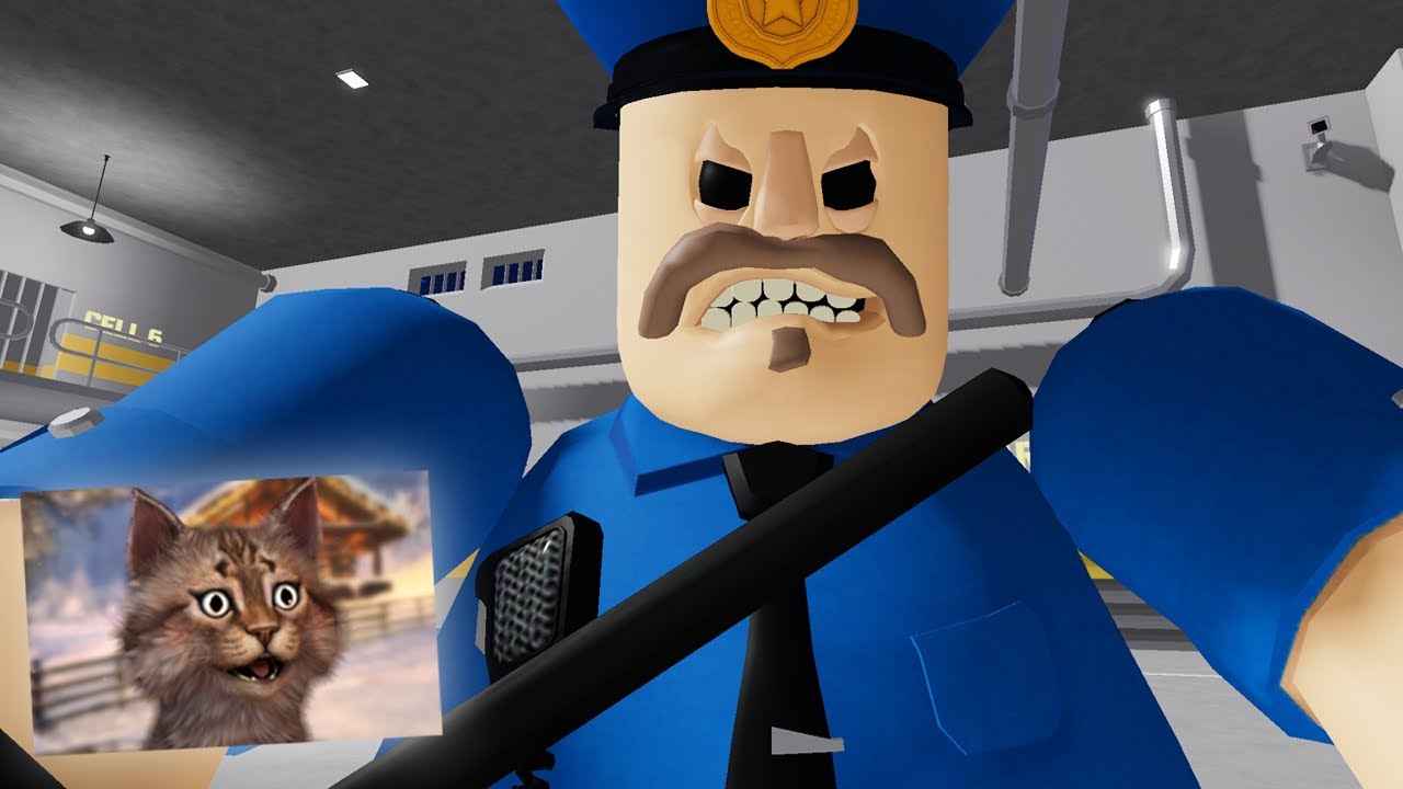 ПОБЕГ ИЗ ТЮРЬМЫ БАРРИ V2 В ROBLOX