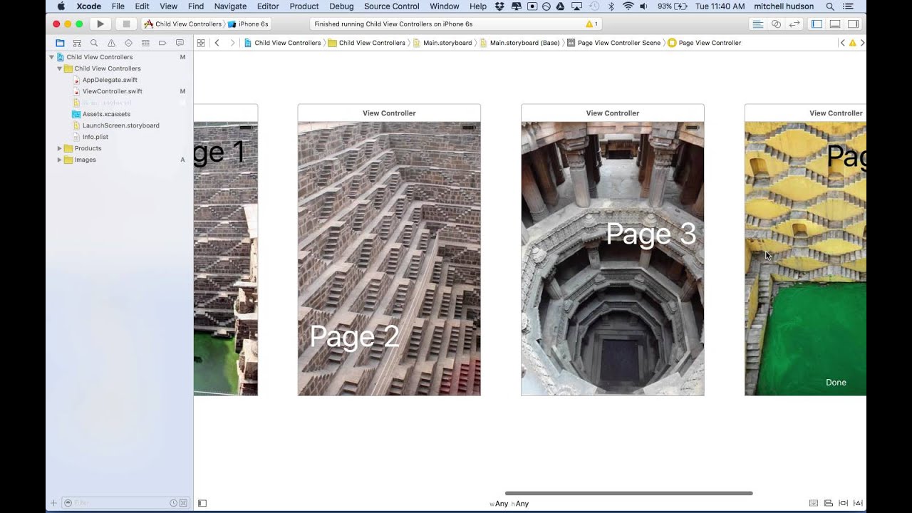 3 PageViewController DataSource and Delegate