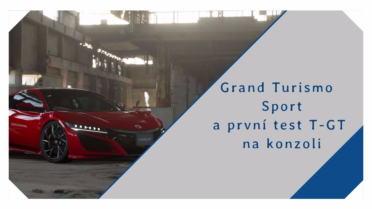 Grand Turismo Sport a první test Thrustmaster T-GT na konzoli - Záznam streamu