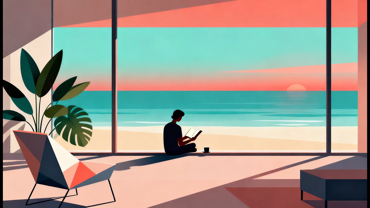🌊 Seaside Quietude Music: Bossa Nova + Warm Jazz Tunes for Study, Focus & Sleep 🎶