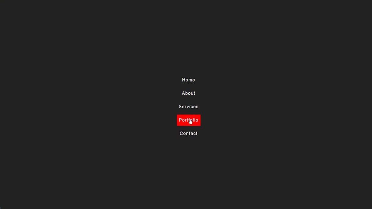 🎨 Урок по анимации меню с помощью CSS | Эффект наведения курсора на меню с задержкой перехода