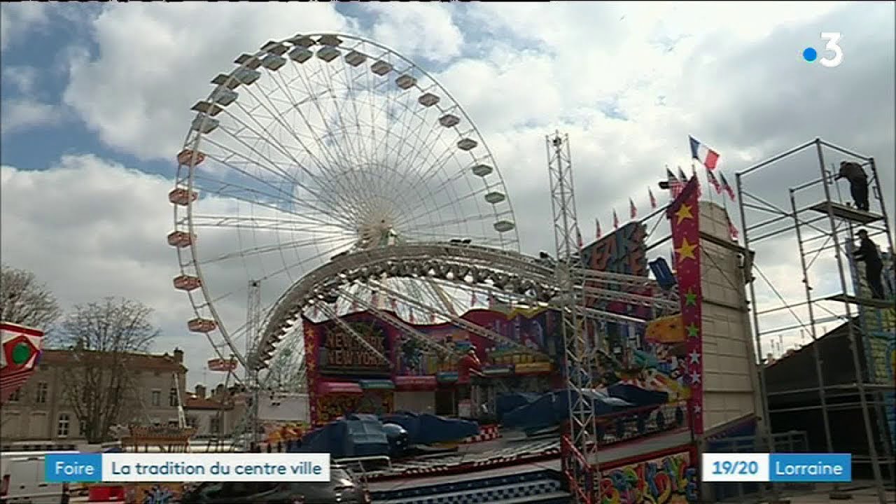 La foire attractive de Nancy toujours install&eacute;e en coeur de ville