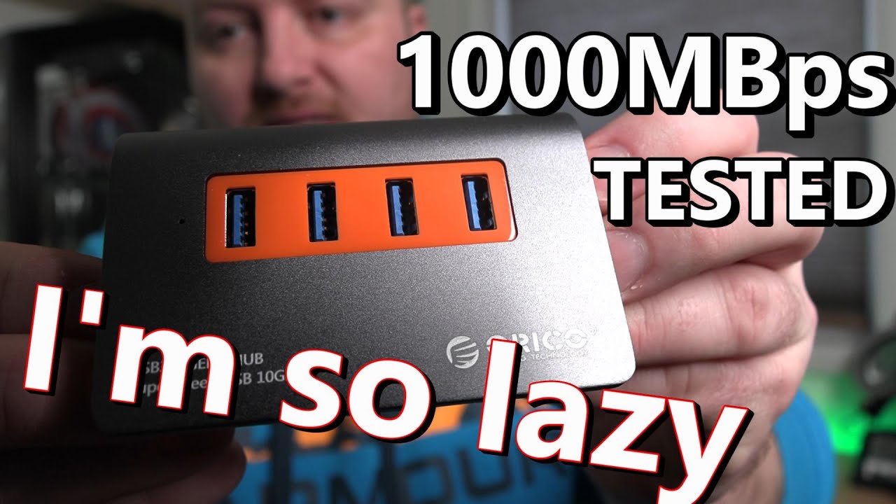 ORICO USB HUB 3.2 gen 2 review and testing