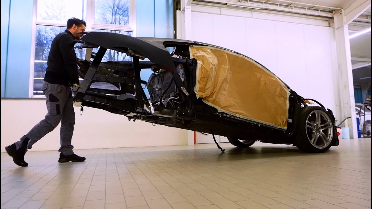 Audi R8 | Unfall Reparatur | Alu Rahmen schweißen!