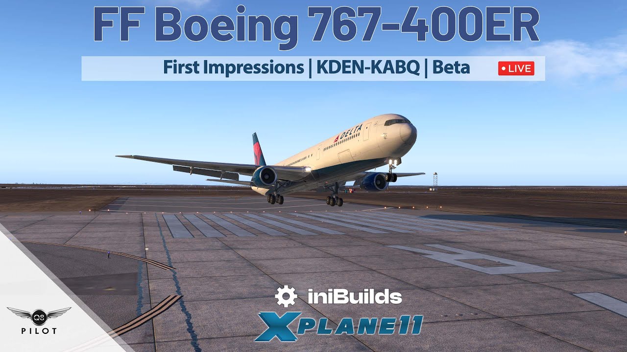 Flight Factor Boeing 767-400ER (BETA) | First Look | X-Plane 11