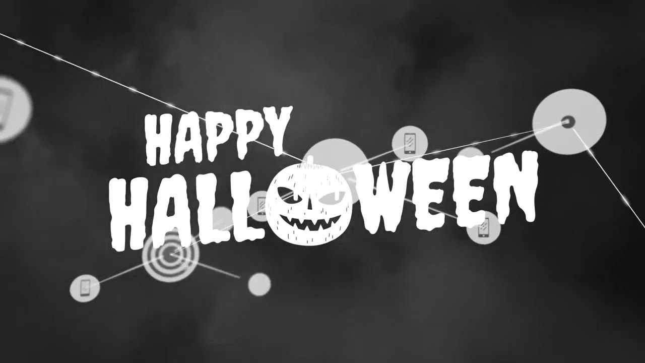 Happy Halloween with Digital Network Connections Animation Video | WaveBreak Media