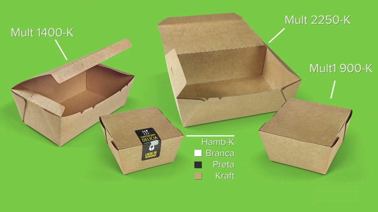 Embalagens sustent&aacute;veis para delivery da Ecofoodpack.