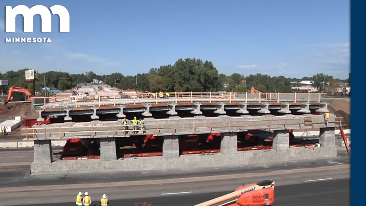 MnDOT | I-35E Maryland Avenue bridge timelapse