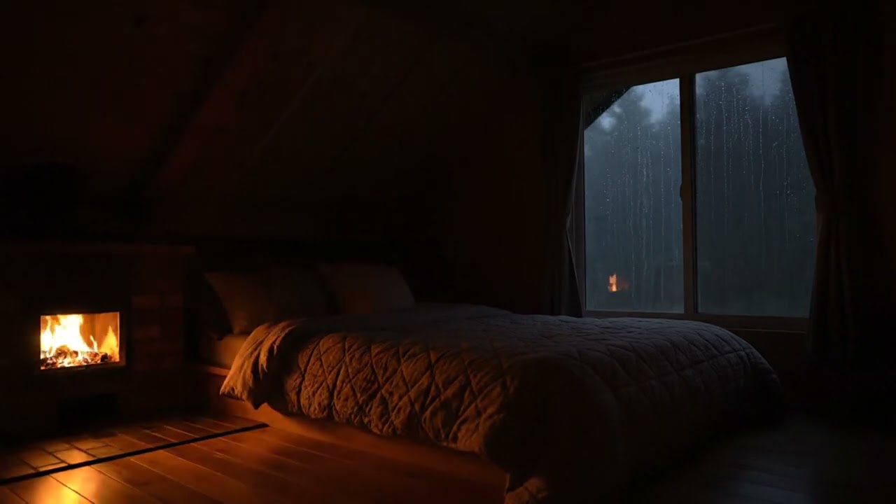 No Ads | Deep Sleep With Rain Sounds to Relieve Stress, Anxiety & Calm Your Mind