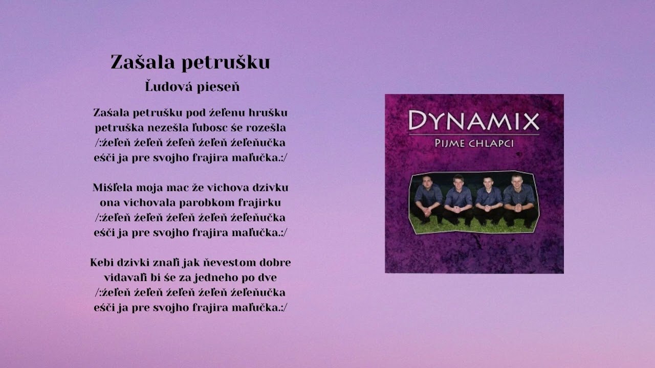 DYNAMIX 1, Za&scaron;ala petru&scaron;ku, A ponižej valala, ľudov&eacute;, Videorohaľ