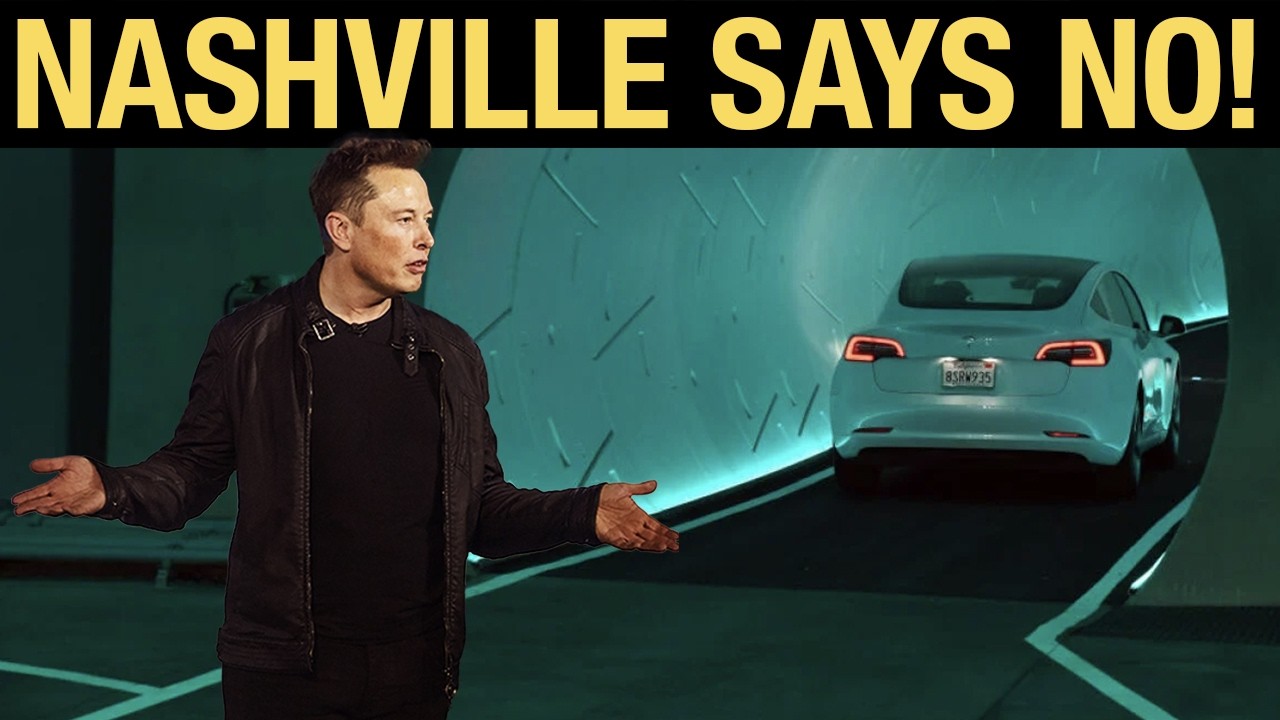 Петля в туннеле Tesla, построенная Илоном, — это афера? Жители Нэшвилла так считают!