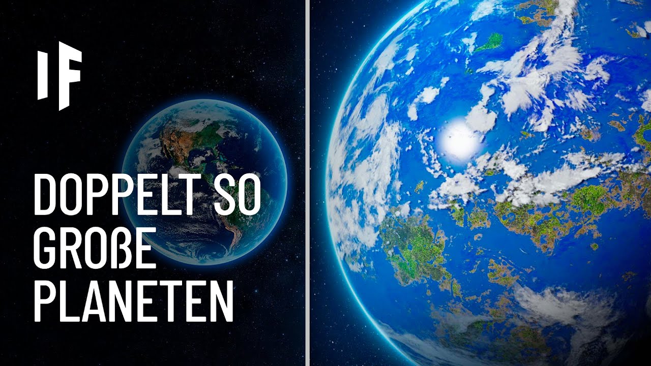 Was wäre, wenn alle Planeten im Sonnensystem doppelt so groß wären?