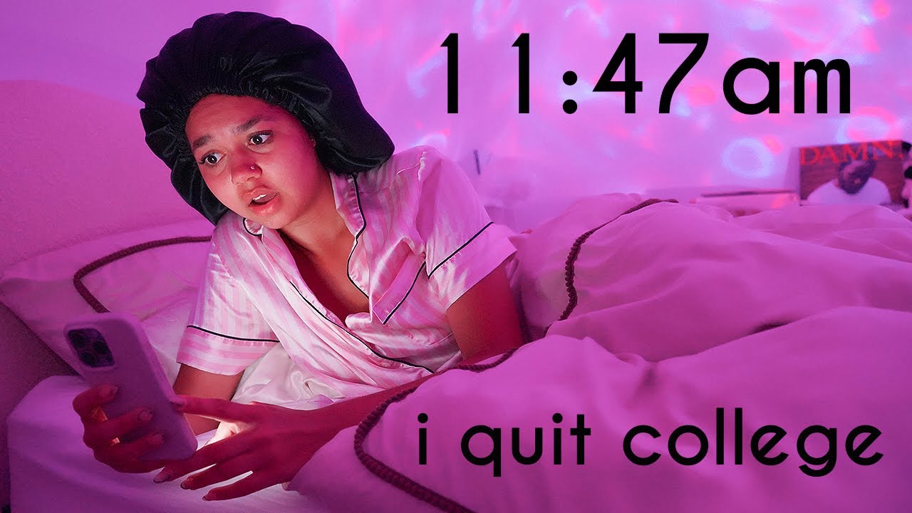MORNING ROUTINE AS A COLLEGE DROPOUT *productive and realistic lol*